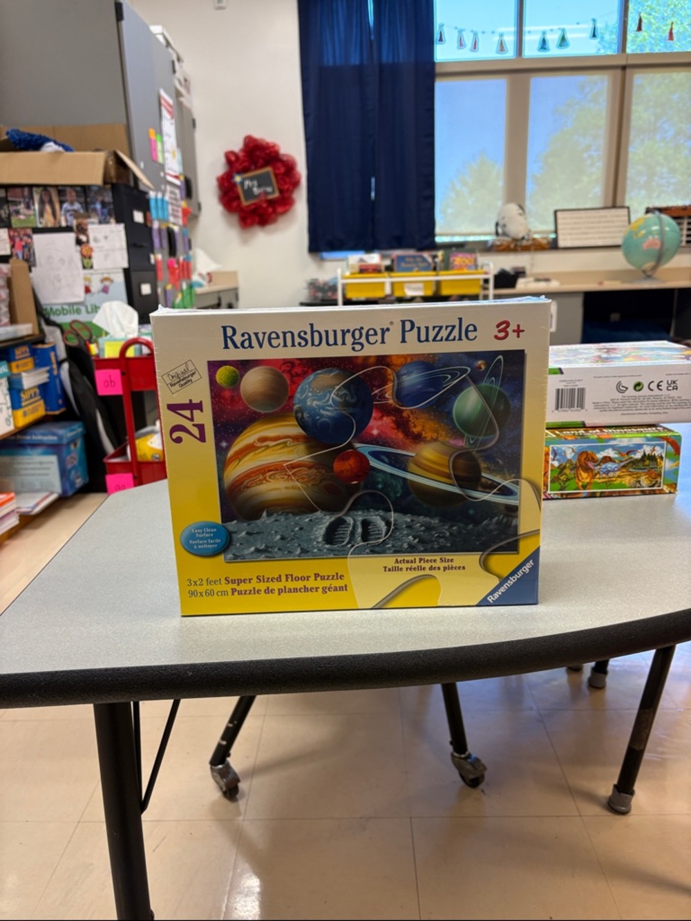 Ravensburger Space Planets Floor Puzzle - Yellow, Blue, Red, Green